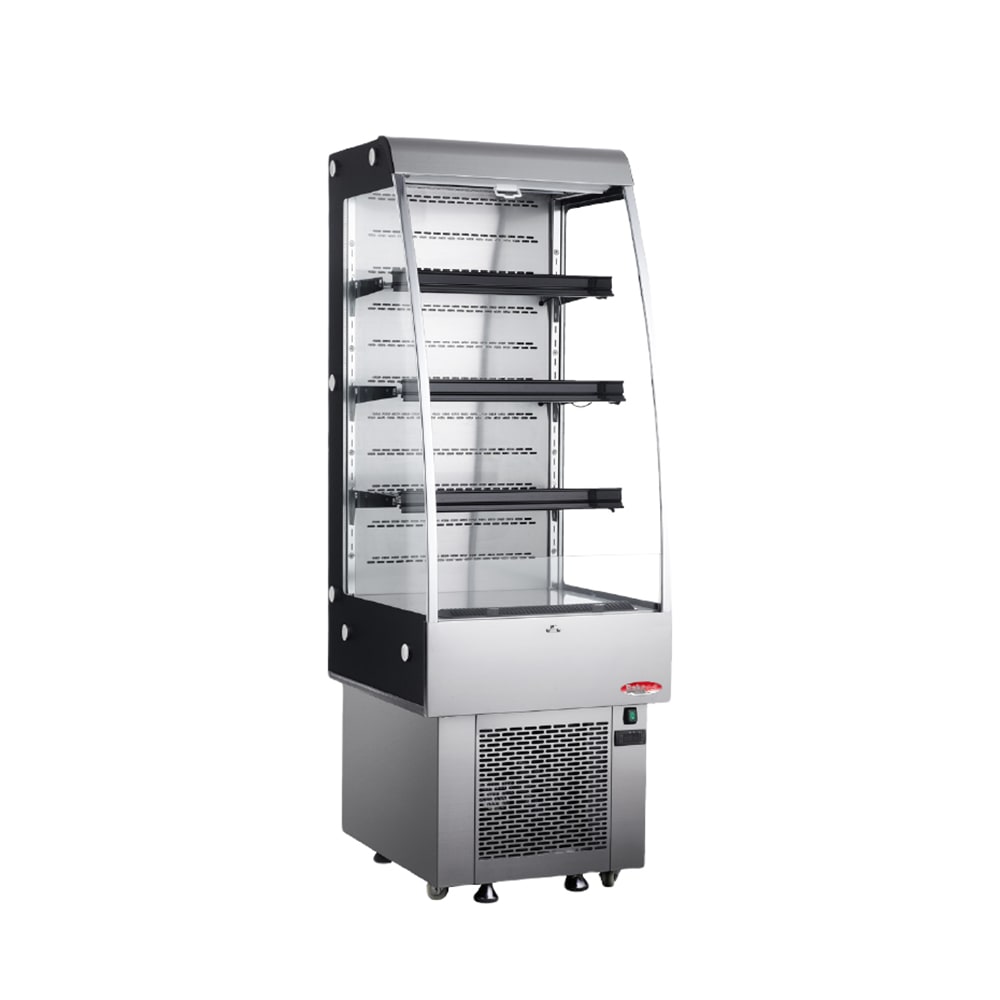 Bakemax BMGG024 24" Vertical Open Air Cooler w/ (4) Levels, 110v