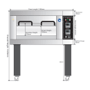 Bakemax BMSD001 Floor Model Single Multi-Purpose Deck Oven - 220v thumbnail 2
