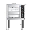 Bakemax BMSD002 Floor Model Double Multi-Purpose Deck Oven - 220v thumbnail 2