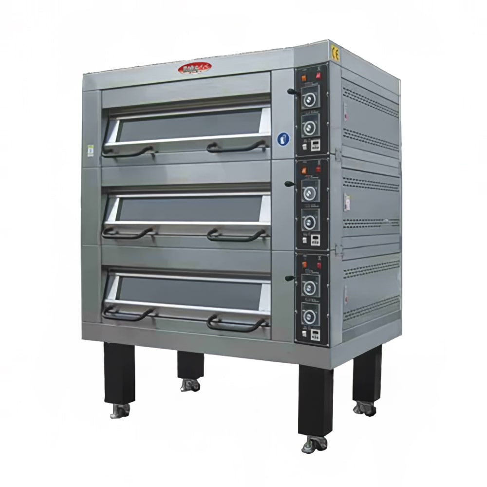 Bakemax BMTD001 Floor Model Single Multi-Purpose Deck Oven - 220v