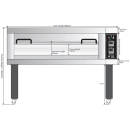 Bakemax BMTD001 Floor Model Single Multi-Purpose Deck Oven - 220v thumbnail 2