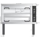 Bakemax BMTD002 Floor Model Double Multi-Purpose Deck Oven - 220v thumbnail 2