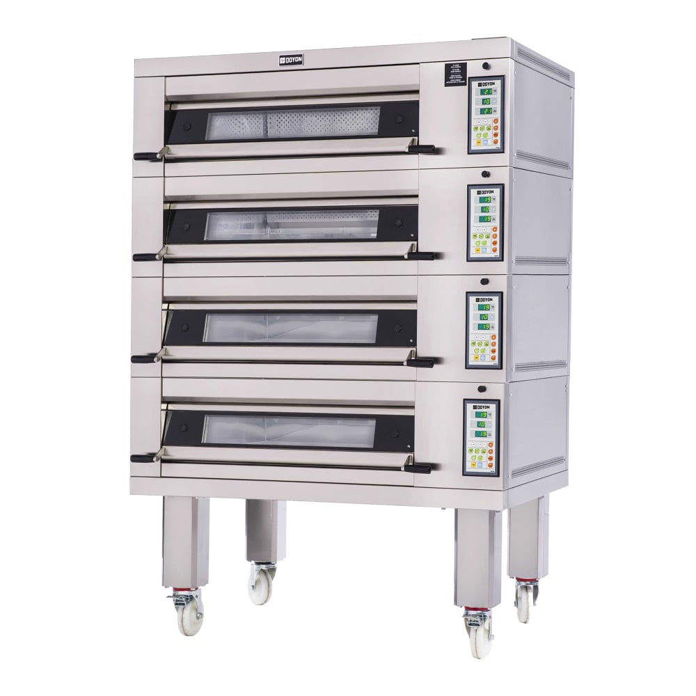 Doyon 2T4 Artisan Stone Floor Model Quadruple Bakery Deck Oven - 208v