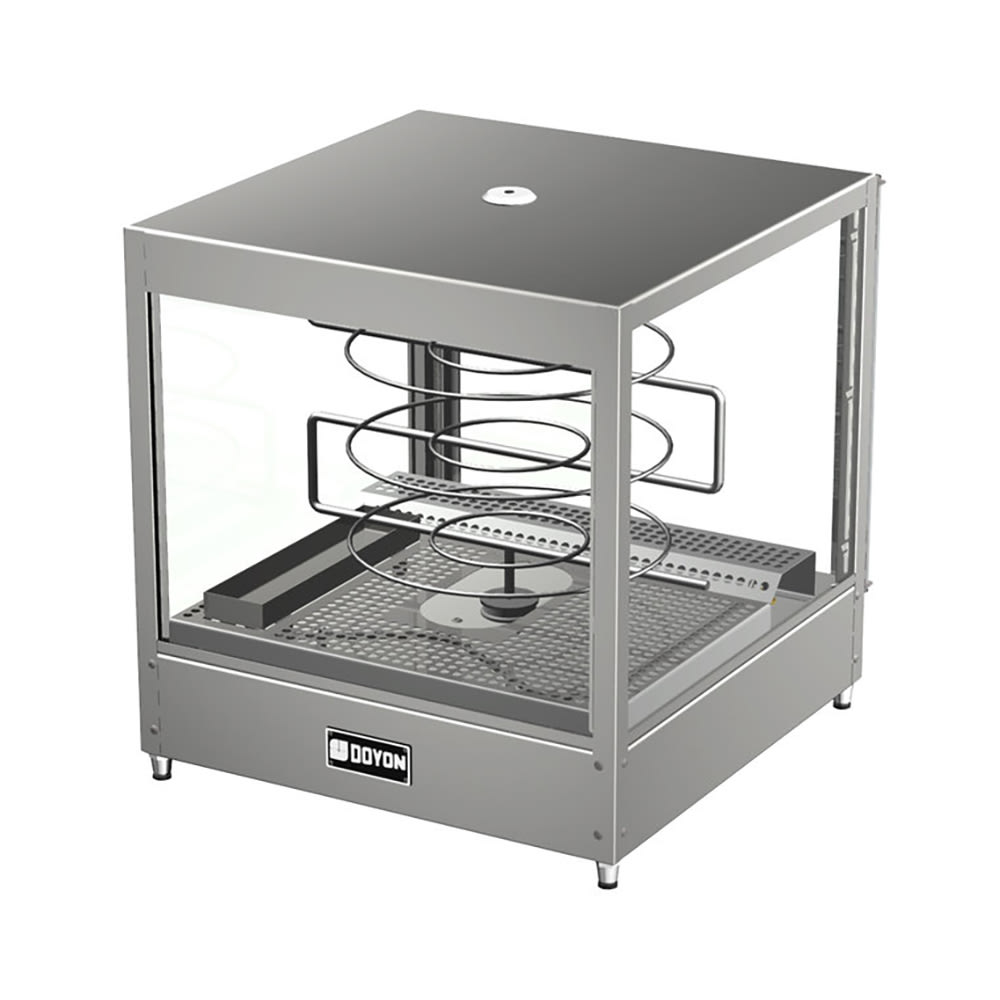 Doyon DRPR3 20 1/8" Rotating Heated Pizza Merchandiser w/ 3 Levels, 120v