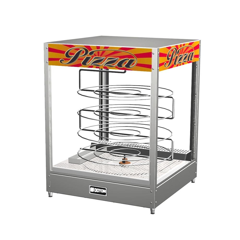 Doyon DRPR4 22 3/8" Rotating Heated Pizza Merchandiser w/ 4 Levels, 120v