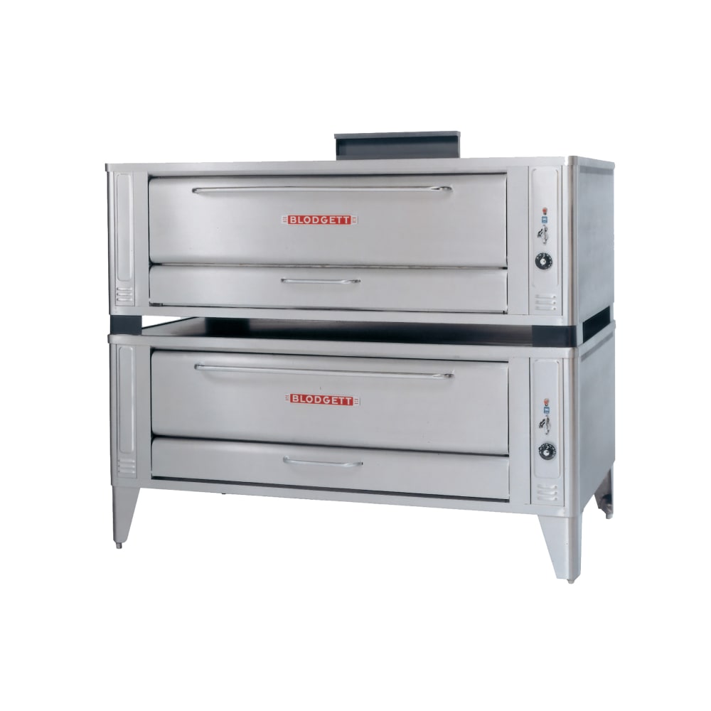 Blodgett 1060 Floor Model Double Pizza Deck Oven - Natural Gas