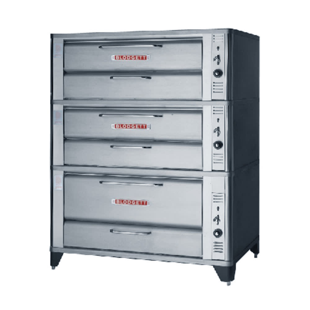 Blodgett 961-961-951 Floor Model Triple Multi-Purpose Deck Oven - Natural Gas