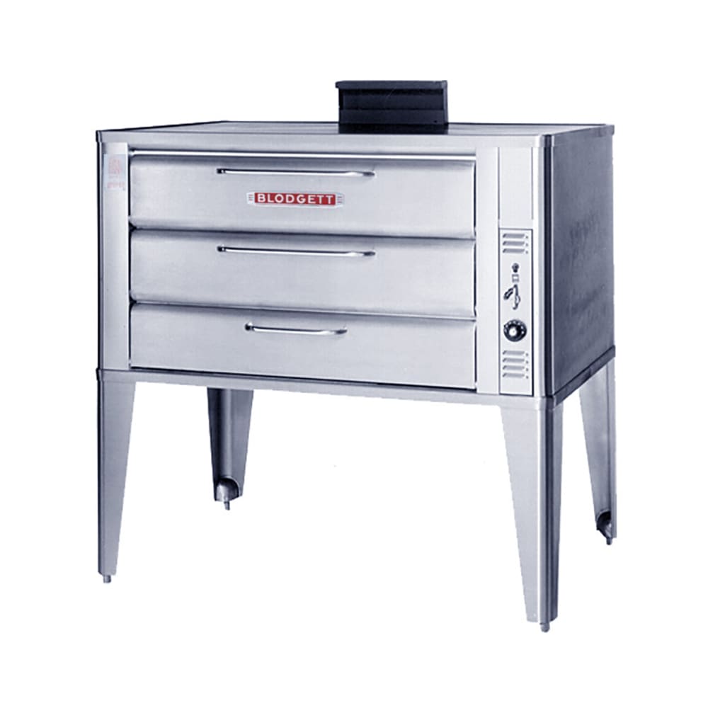 Blodgett 981 SINGLE Floor Model Double Multi-Purpose Deck Oven - Natural Gas