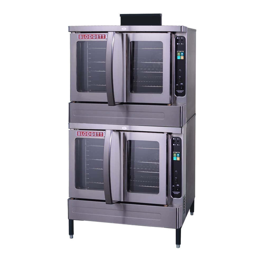 Blodgett DFG-200 DBL Bakery Depth Double Full Size Liquid Propane Gas Convection Oven - 120,000 BTU