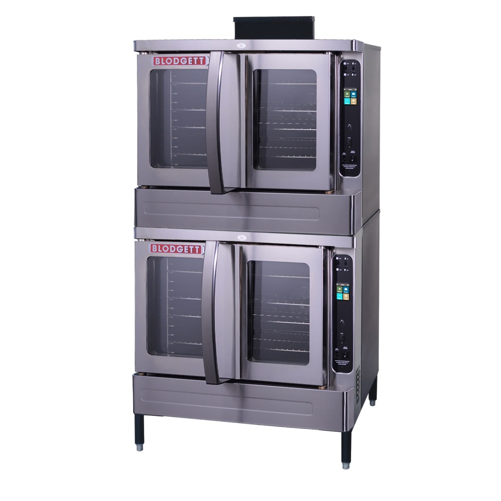 Blodgett DFG-200-ES DBL Bakery Depth Double Full Size Natural Gas Convection Oven - 100,000 BTU