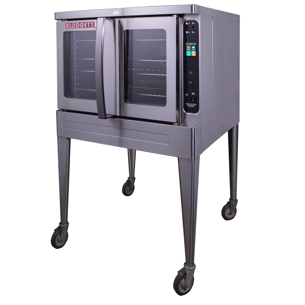 Blodgett DFG-200 Bakery Depth Single Full Size Liquid Propane Gas Convection Oven - 25" Legs, 60,000 BTU