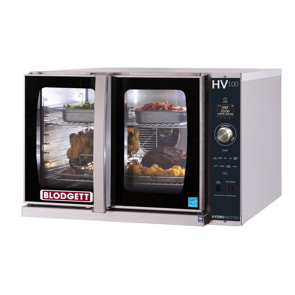 Blodgett HV-100E ADDL HydroVection™ Single Full Size Electric Convection Oven - 15kW, 208v/3ph