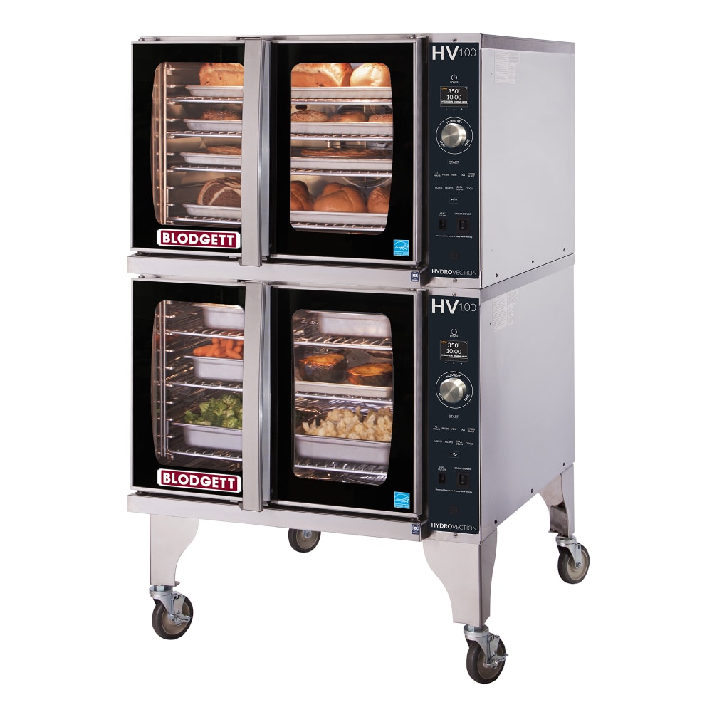 Blodgett HV-100G HydroVection™ Single Full Size Liquid Propane Gas Convection Oven - Stacking Kit, 60,000 BTU