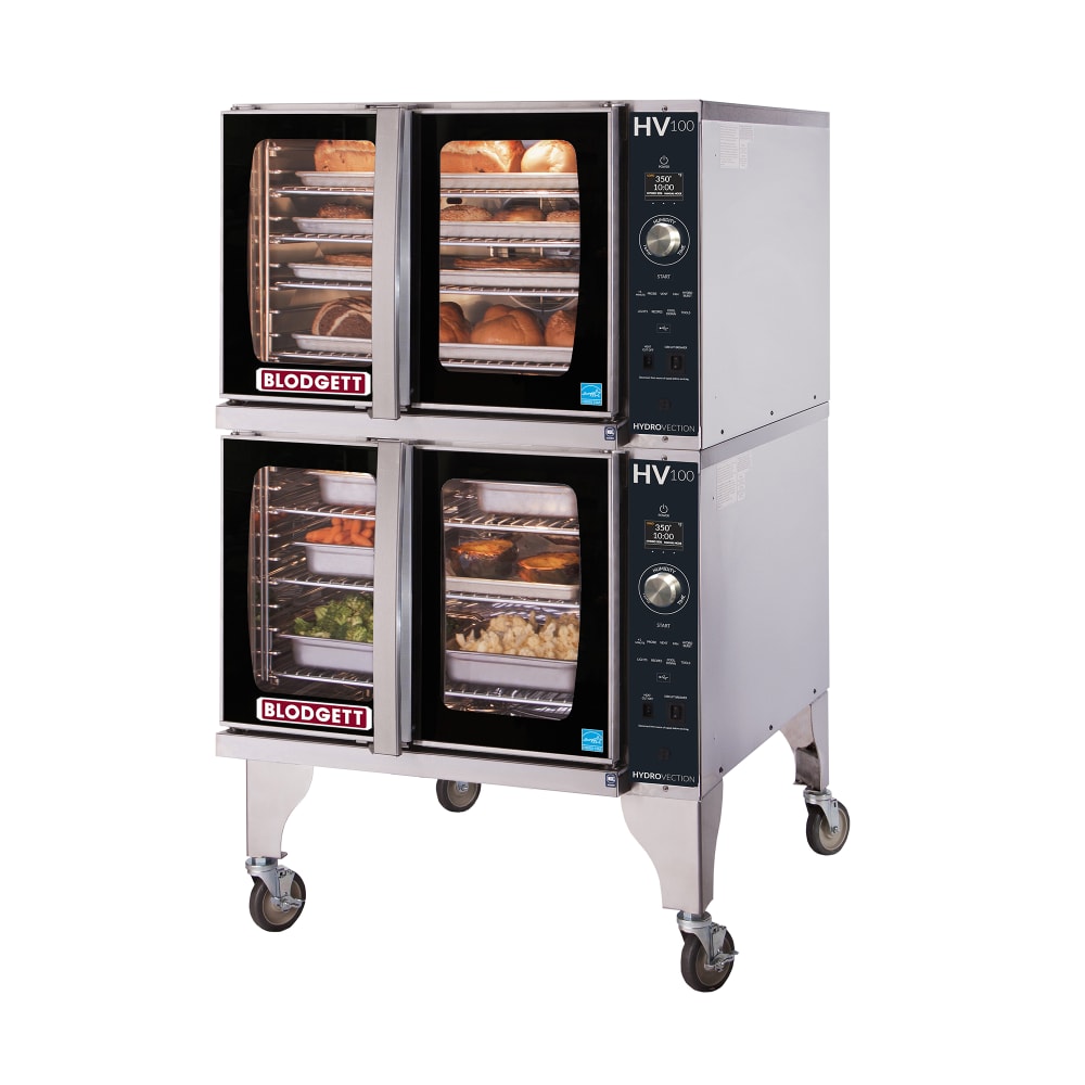 Blodgett HV-100G HydroVection™ Single Full Size Natural Gas Convection Oven - Stacking Kit, 60,000 BTU
