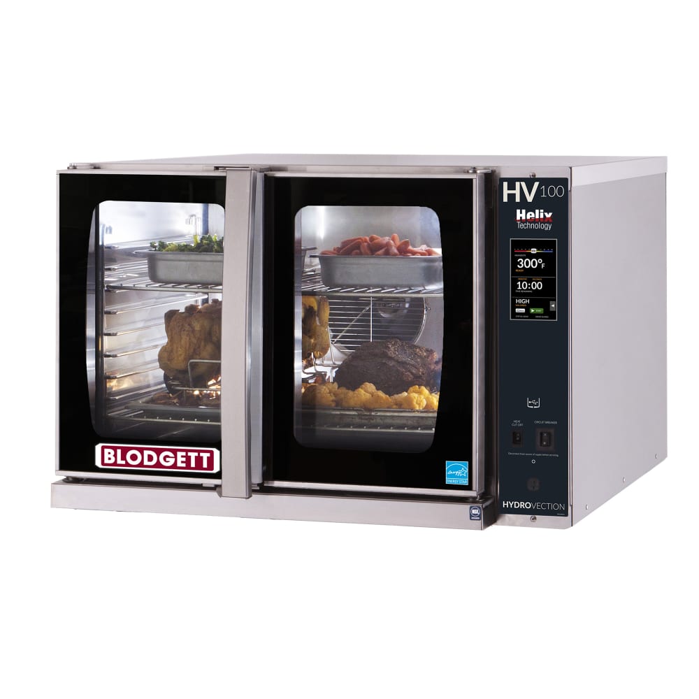 Blodgett HVH-100E BASE HydroVection™ Single Full Size Electric Convection Oven - 15kW, 240v/3ph