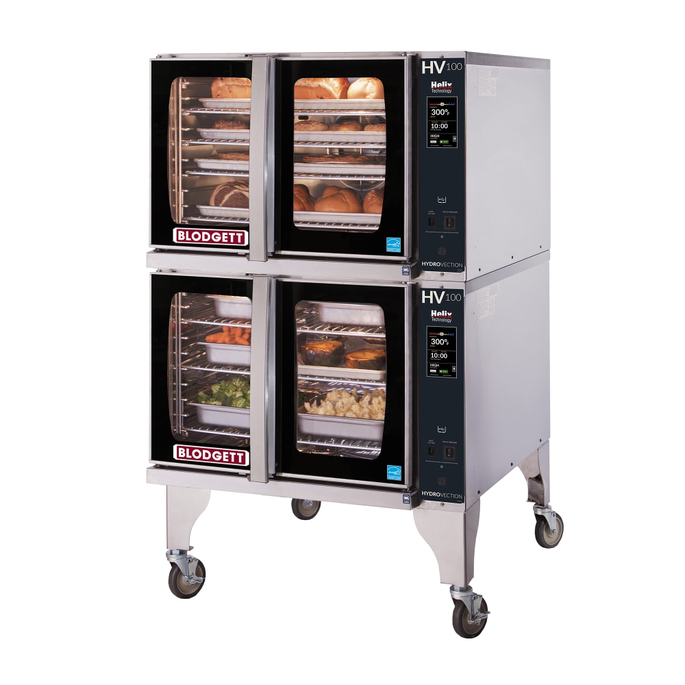 Blodgett HVH-100G DBL HydroVection™ Double Full Size Liquid Propane Gas Convection Oven - 120,000 BTU