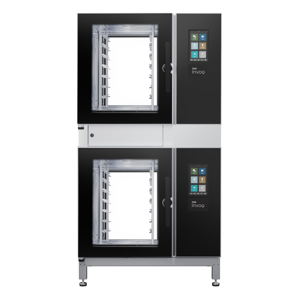 Blodgett INVOQ 61BE/61BE-PT INVOQ Double Full Size Pass-Thru Combi Oven - Boiler & Injection, 208v/3ph