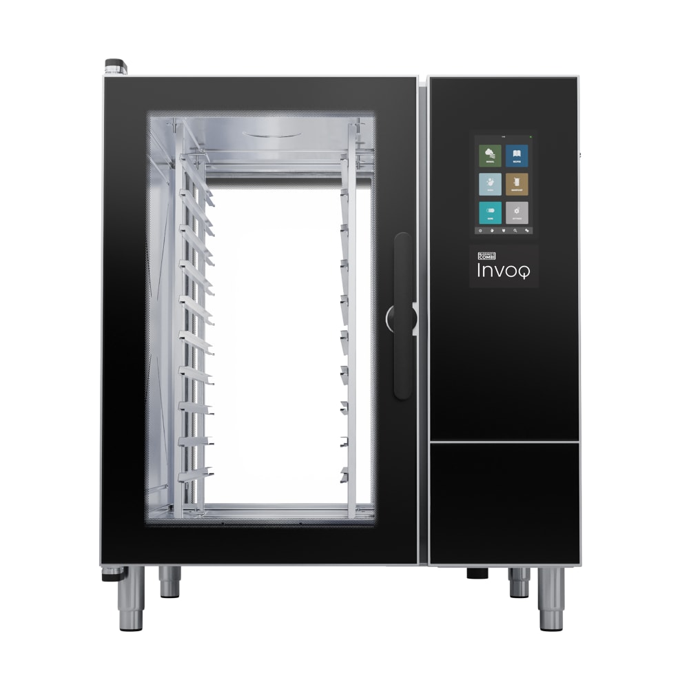 Blodgett INVOQ 101BE-PT INVOQ Single Full Size Pass-Thru Combi Oven - Boiler & Injection, 240v/3ph
