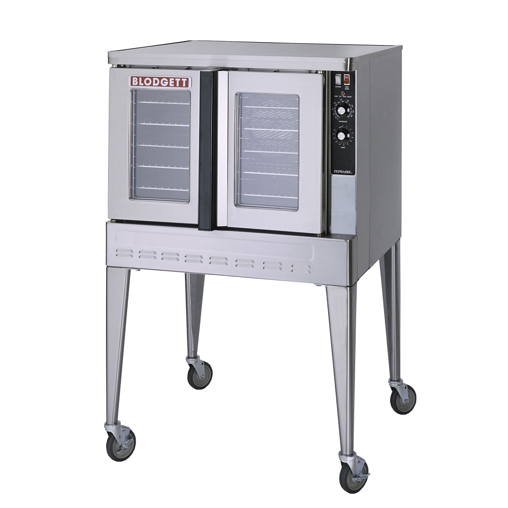 Blodgett ZEPH-100-G SGL Zephaire Single Full Size Natural Gas Convection Oven - 50,000 BTU