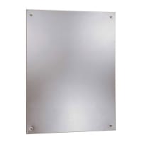Bobrick B15561830 B-1556 Series Frameless Stainless Steel Mirror, 18" X 30" thumbnail 3