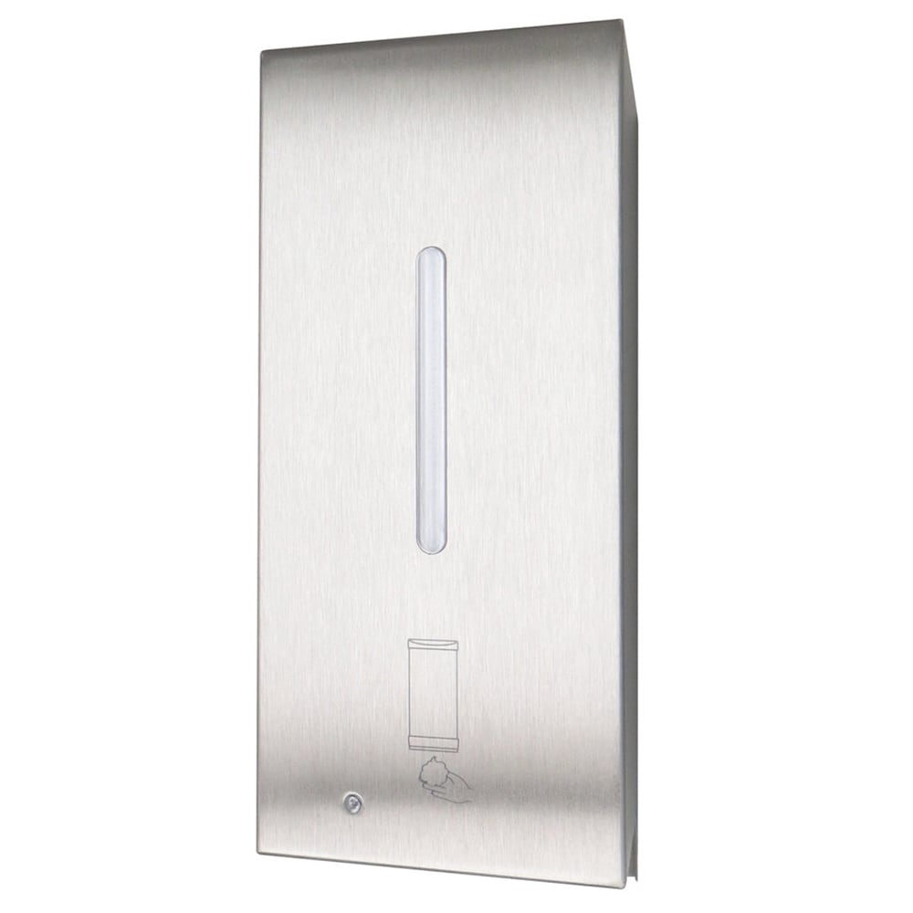 Bobrick B-2013 27 oz Wall Mount Automatic Foam Hand Soap/Sanitizer Dispenser - Stainless Steel