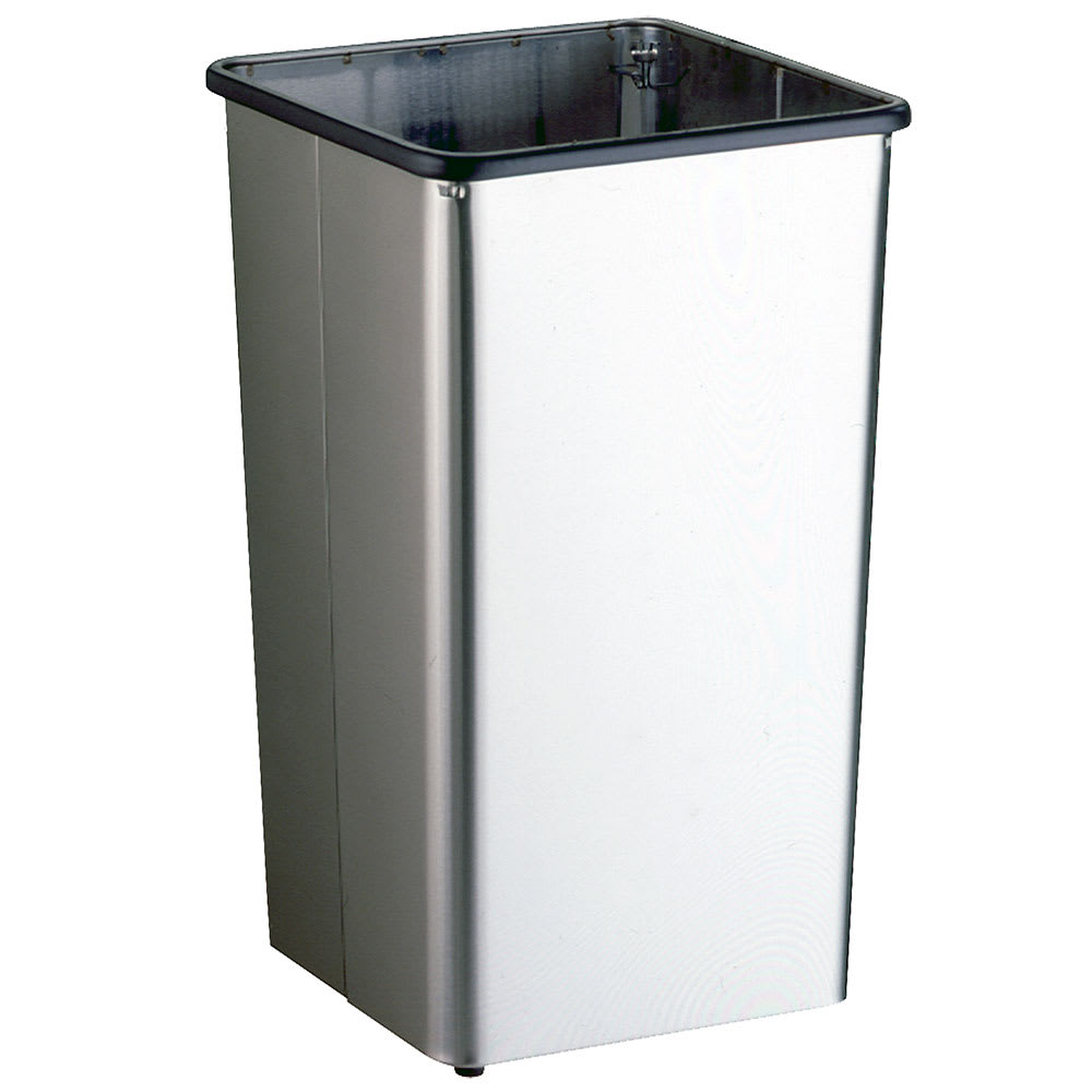 Bobrick B-2260 13 Gallon Standing Bathroom Trash Can