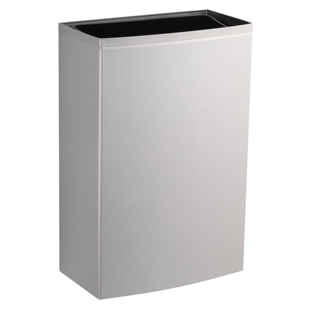 Bobrick B-277 12 3/4 gal SurfaceMounted Waste Receptacle, Stainless