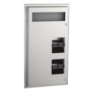 Bobrick B-347 Classic Series Partition Mounted Seat Cover & Toilet Tissue Dispenser thumbnail 2