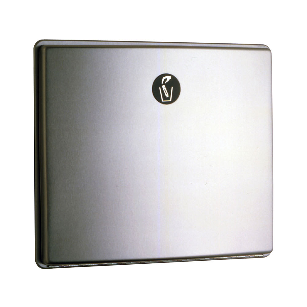 Bobrick B4353 Contura Series Recessed Sanitary Napkin Disposal Unit