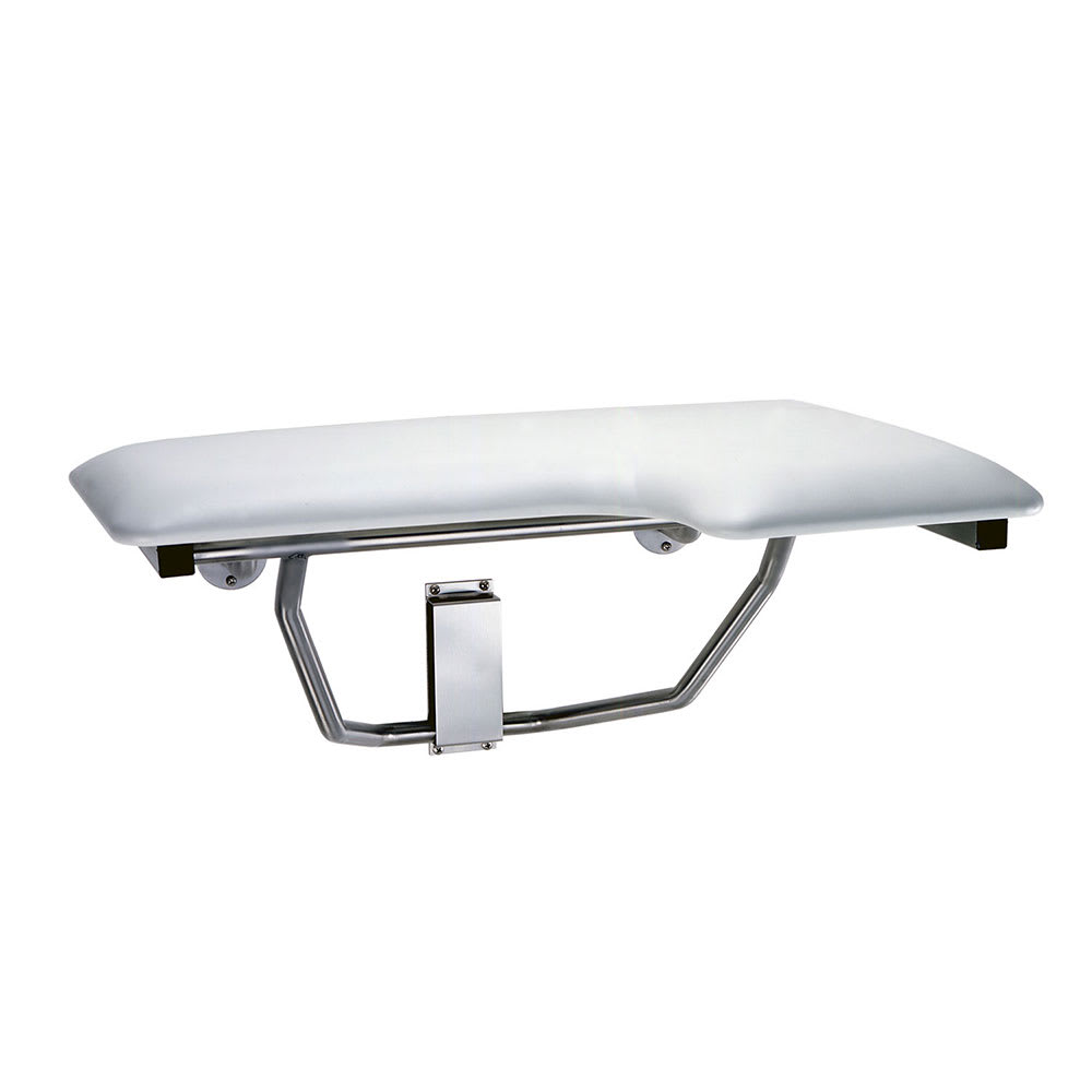 Bobrick B518 Folding Shower Seat, Left Hand Seat