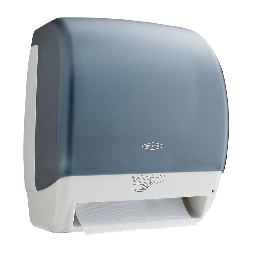 Bobrick B-72974 Surface Mount Automatic Universal Roll Towel Dispenser - Plastic, Navy