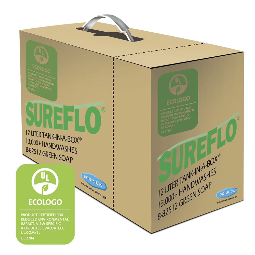 Bobrick B-82512 EcoLogo® 12 liter Green Foam Soap Refill for B-830 Dispenser