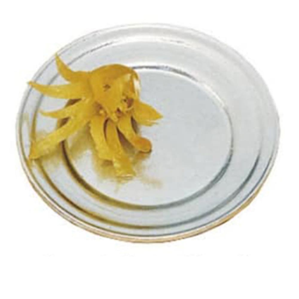 Bon Chef 1001S BLK 6" Traditional Bread & Butter Plate, Aluminum/ Black