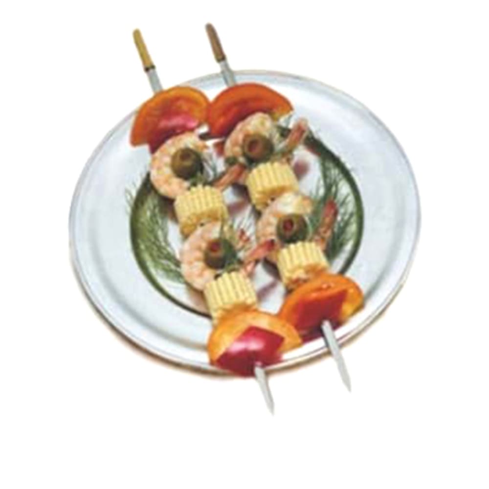 Bon Chef 1003S WH 11" Traditional Dinner Plate, Aluminum w/ White