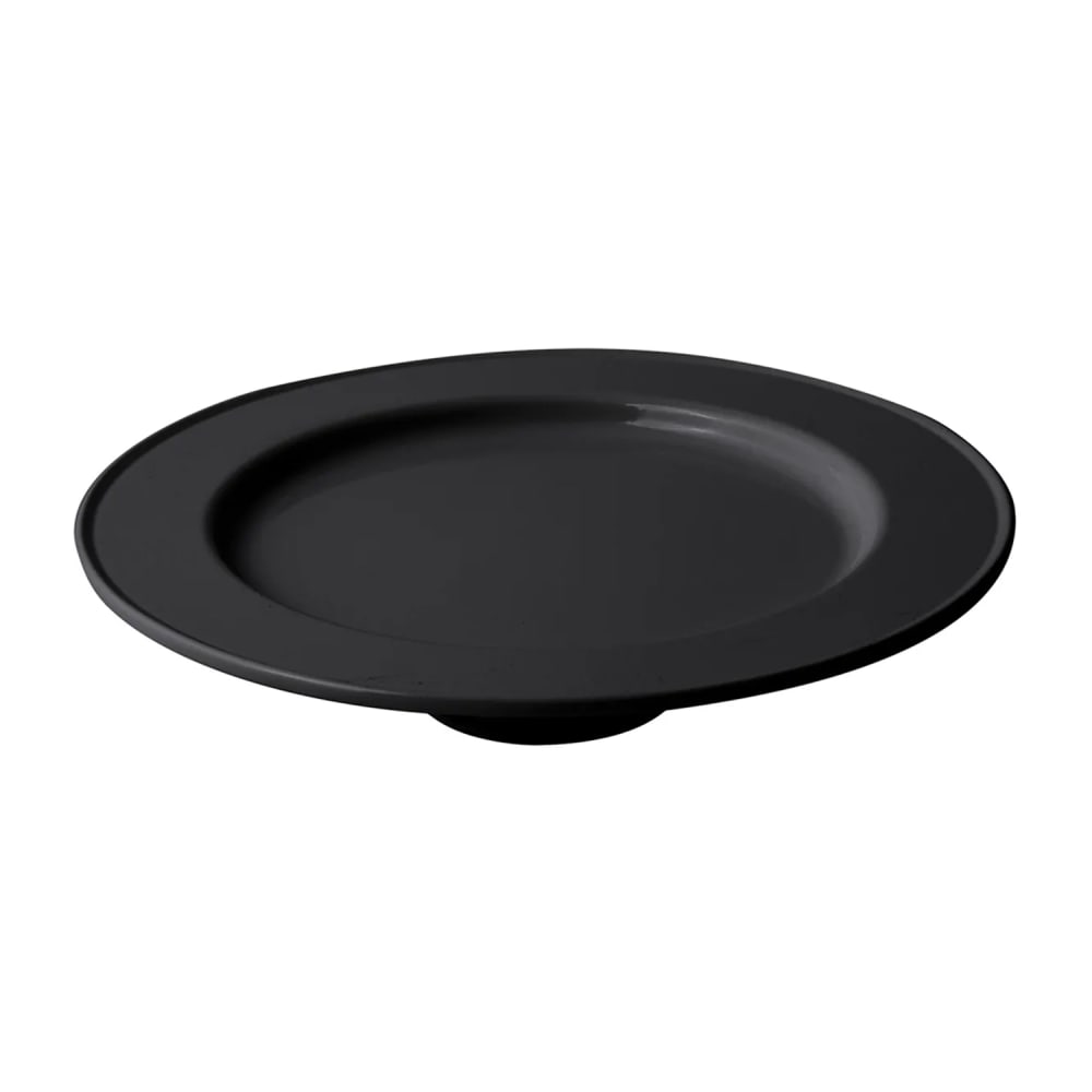 Bon Chef 10234001S BLK Cake Stand, 13 x 2 3/4" H Aluminum/Black