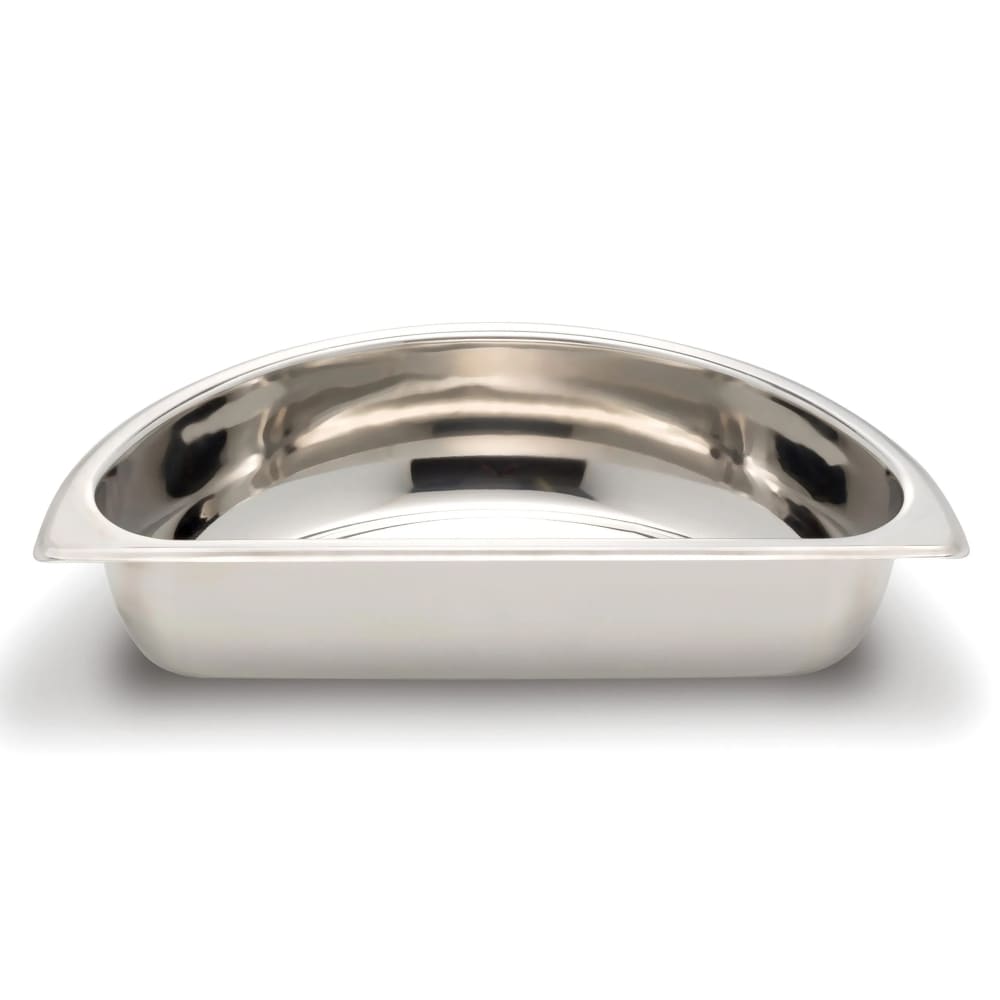 Bon Chef 12007 Half Size Round Chafer Food Pan, Stainless Steel