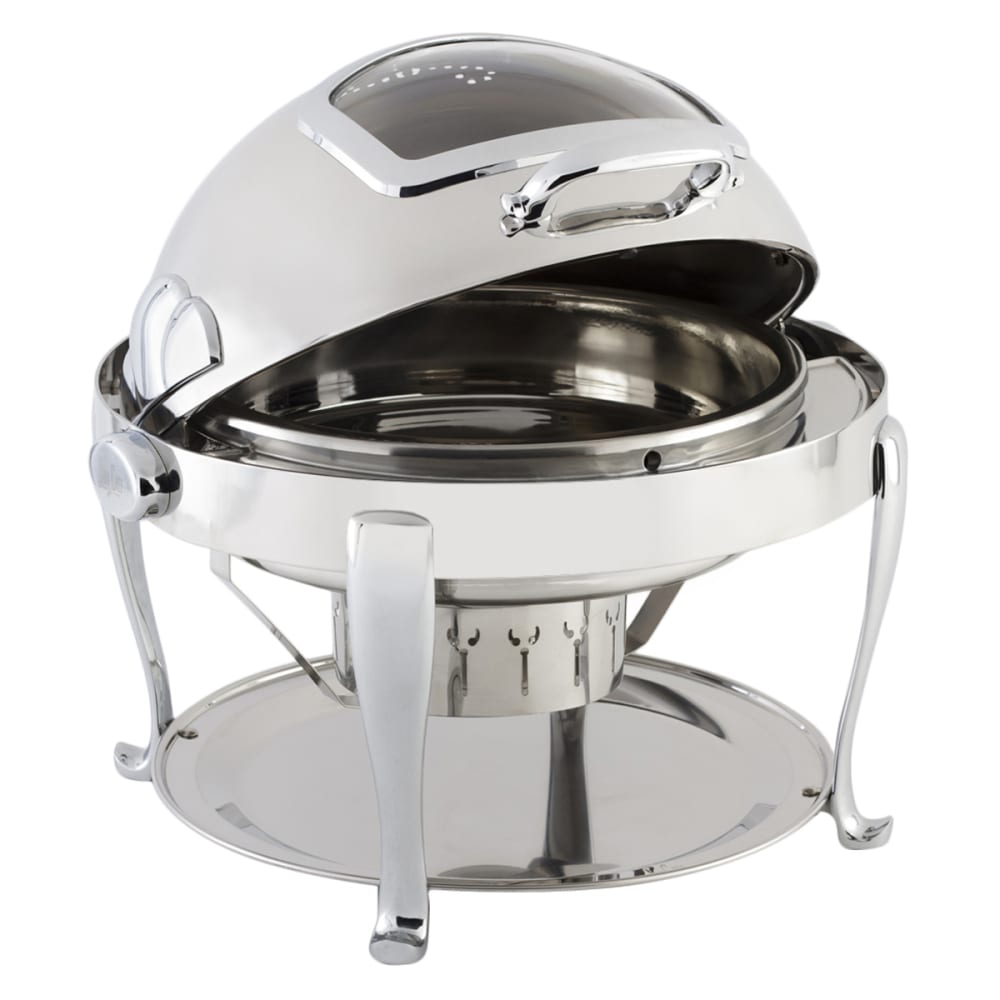 Bon Chef 19001CH Round Chafer w/ Roll-Top Lid & Chafing Fuel Heat