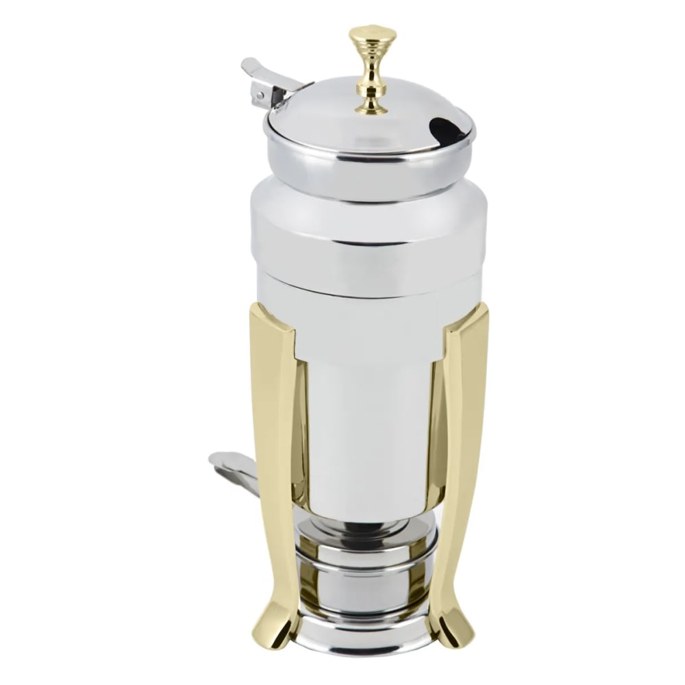 Bon Chef 30004 Round Chafer w/ Hinged Lid & Chafing Fuel Heat