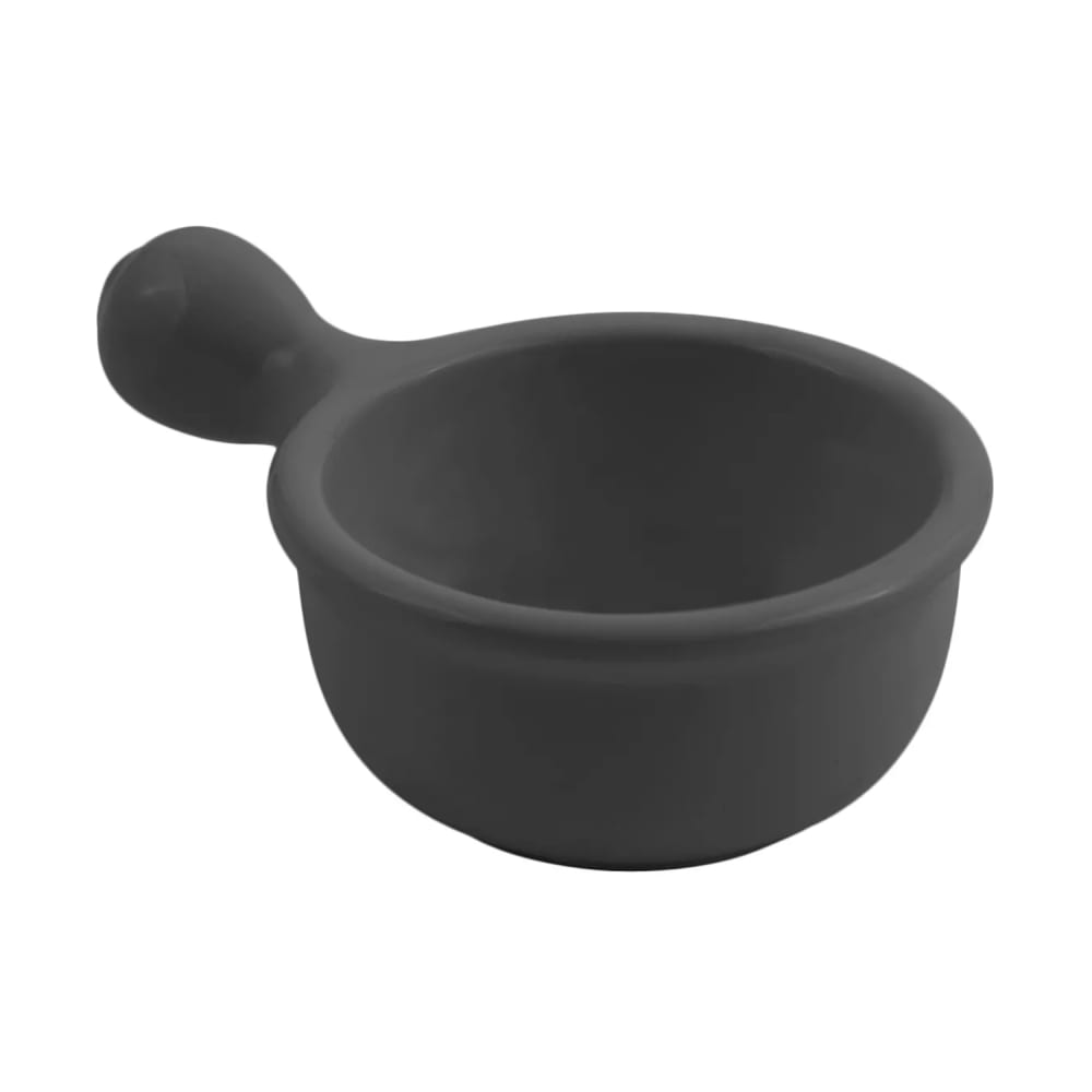 Bon Chef 3011BLK 5" Round Soup Bowl w/ 8 oz Capacity, Black