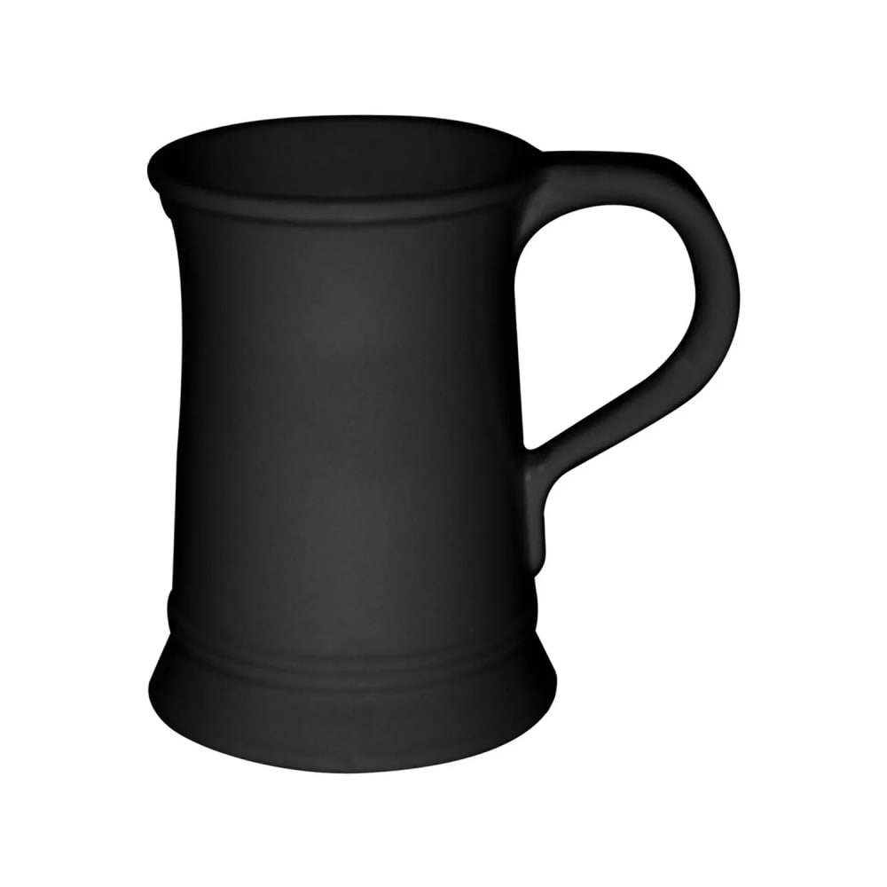 Bon Chef 4010BLK Flared Tankard, 1.13-qt, Aluminum/Black