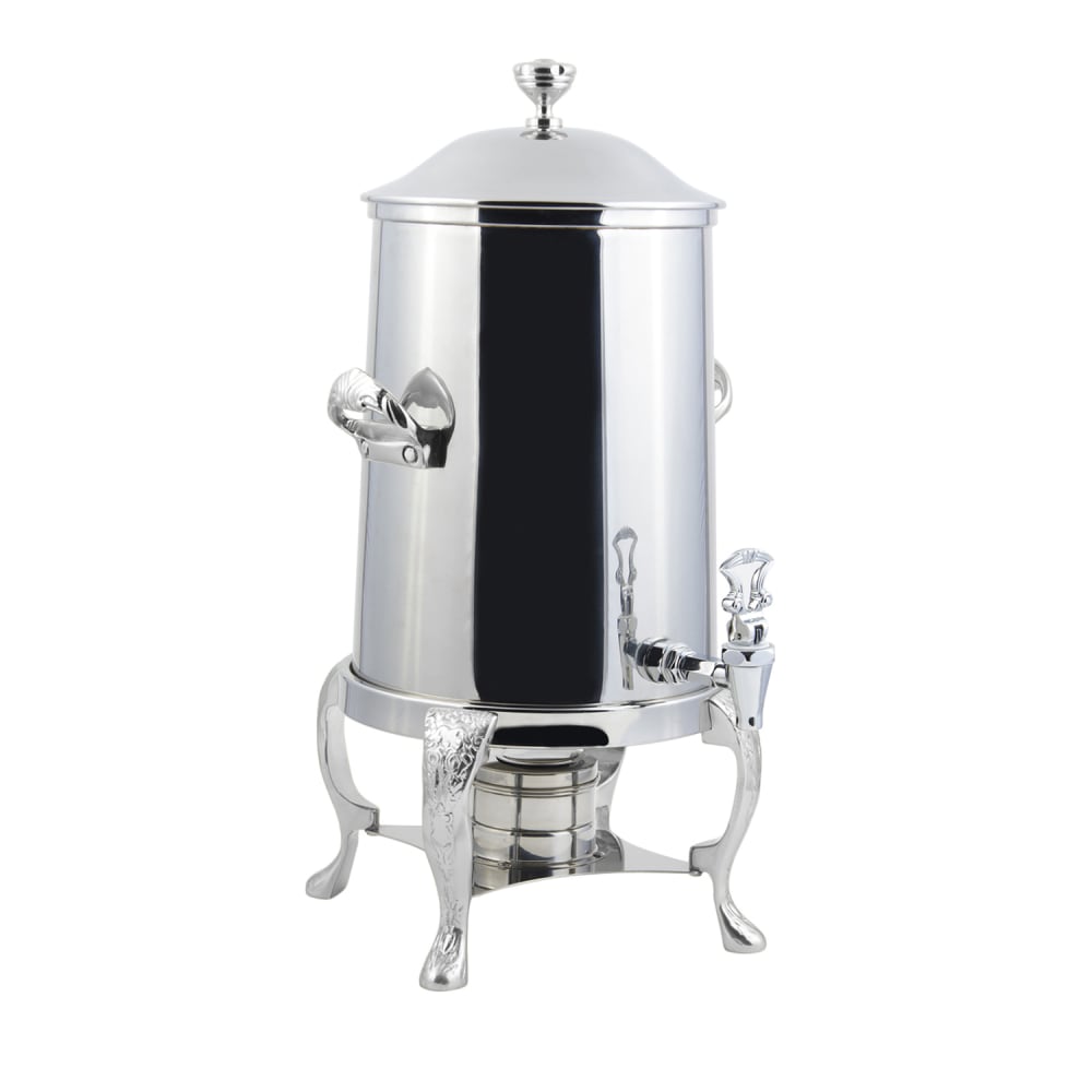 Bon Chef 47101C 2-Gallon Coffee Urn Server, Solid Fuel, Chrome, Renaissance