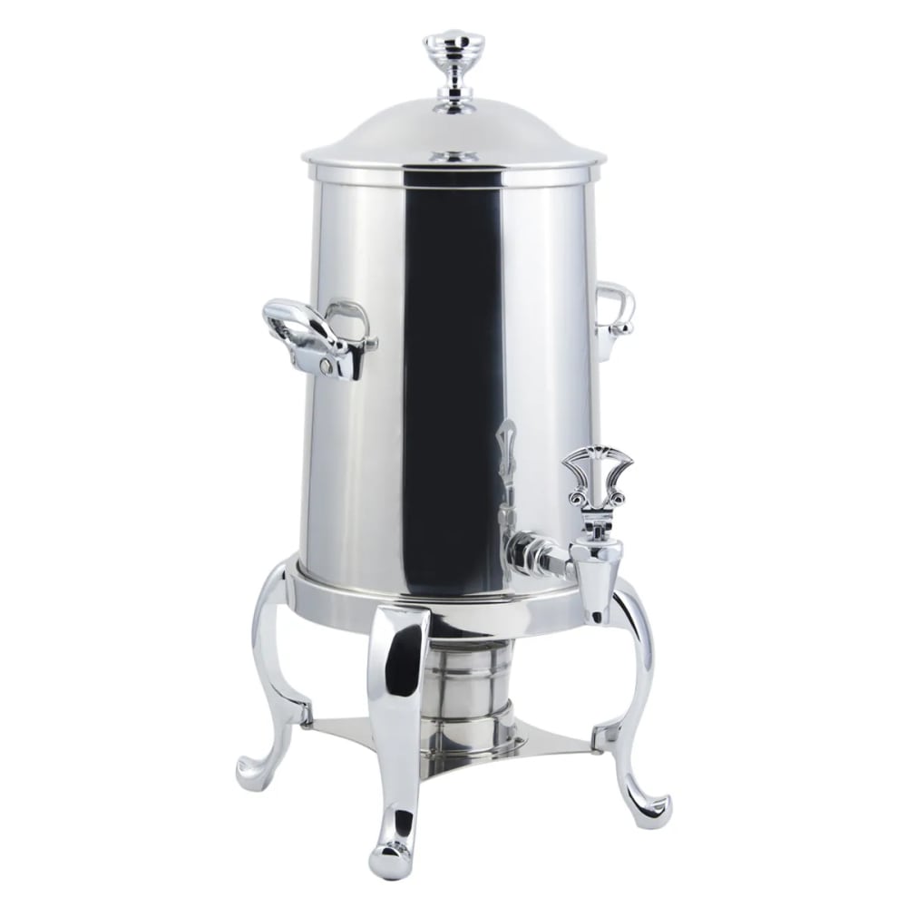 Bon Chef 49105C 5 1/2 gal Medium Volume Dispenser Coffee Urn w/ 1 Tank, Chafing Fuel