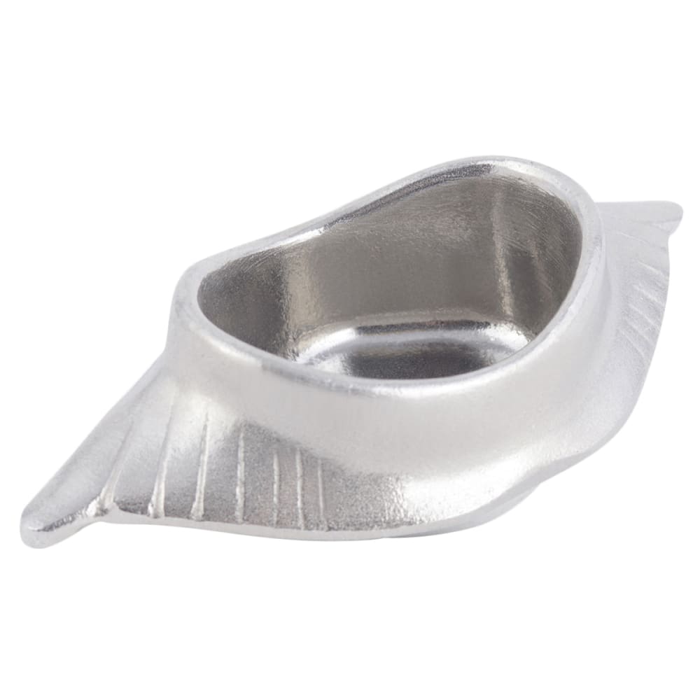 Bon Chef 5041 6" Crab Shell Dish, Aluminum/Pewter-Glo