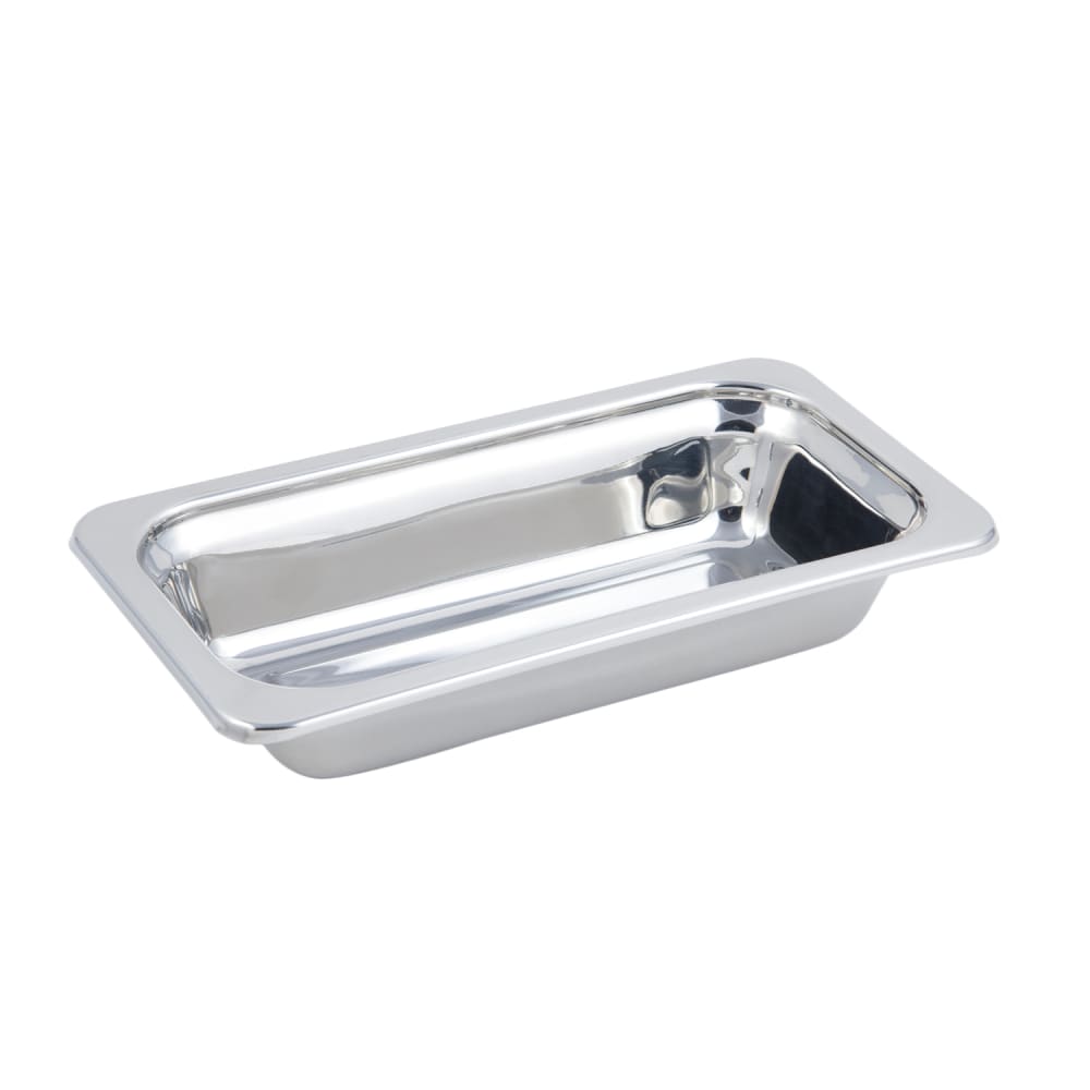 Bon Chef 5215 Third Size Food Pan, 2 1/2" Deep, Stainless