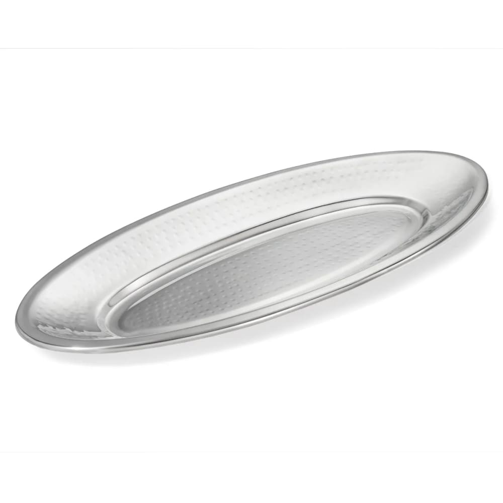 Bon Chef 5218H 21 1/4" Fish Platter w/ Hammer Finish, Stainless