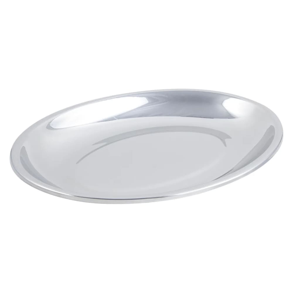 Bon Chef 5219 Oval Coupe Platter, Stainless
