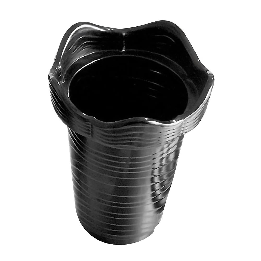 Bon Chef 53204 1 qt Round Melamine Serving Bowl, Black