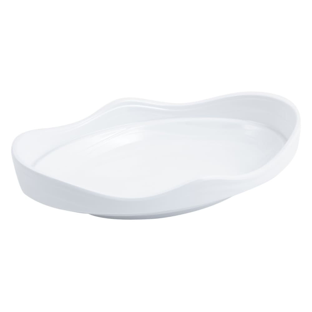 Bon Chef 53206 1 qt Oval Melamine Serving Bowl, White