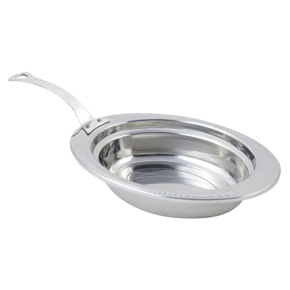 Bon Chef 5404HLSS Full Size Oval Steam Pan, Stainless
