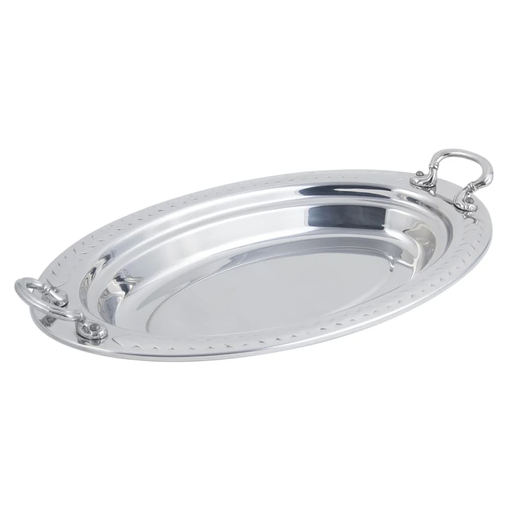 Bon Chef 5488HRSS Full Size Oval Steam Pan, Stainless